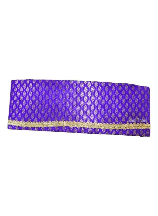 BANI THANI® Wedding Traditional Purple Colour Topi for Men, Pooja Cap is Also Know as Enagement Cap, Saptapadi Pagdi, Puttha Topi, Freesize (Purple Colour) - Image 3